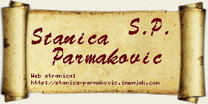 Stanica Parmaković vizit kartica
